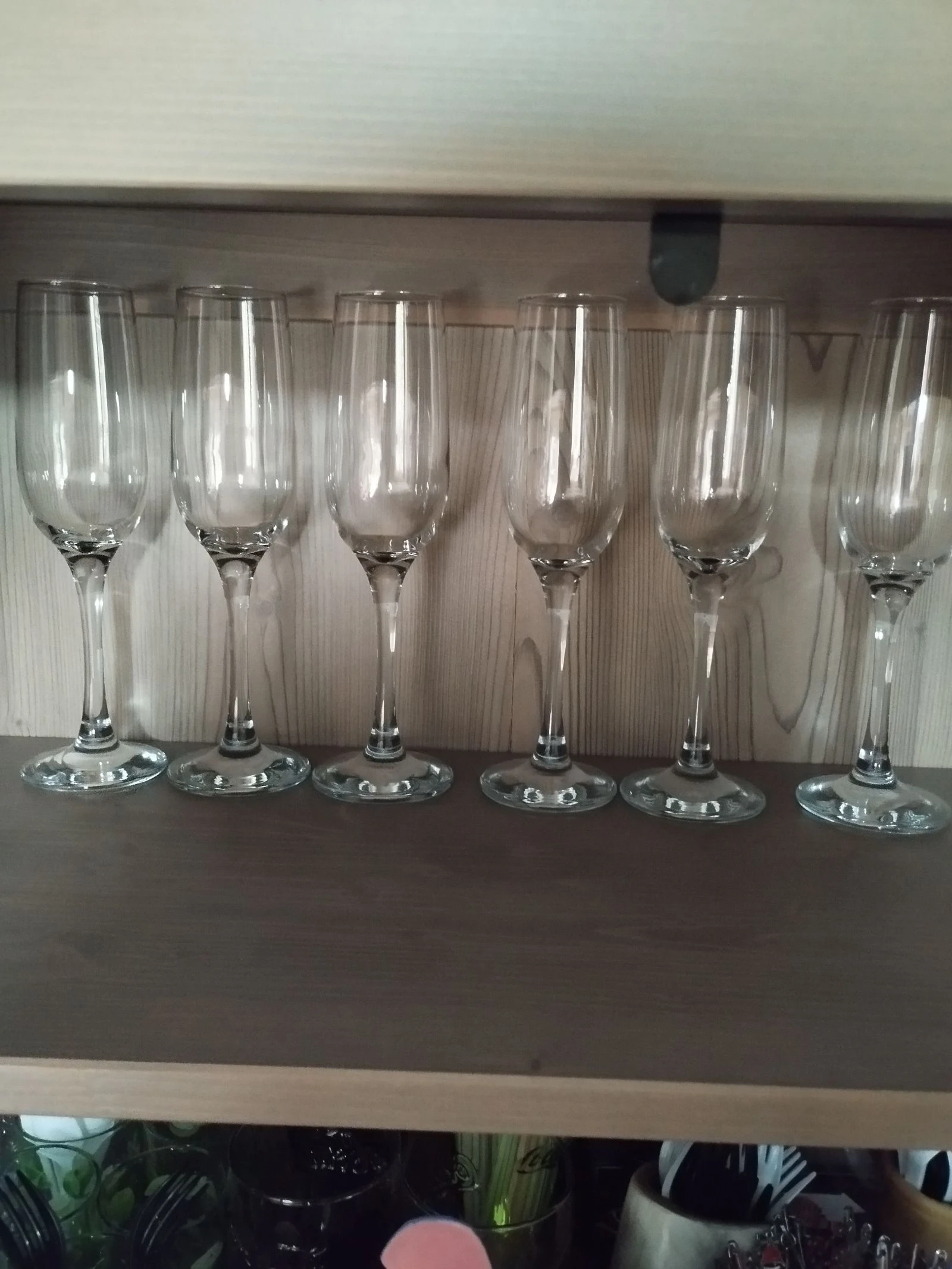 6 copas champán / cava 